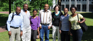 Scholarship holders from South Africa and Tanzania at Oldenburg University 2012 (Kilian Köbrich)